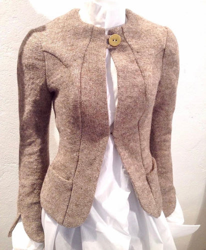 kurlproject short wool jacket