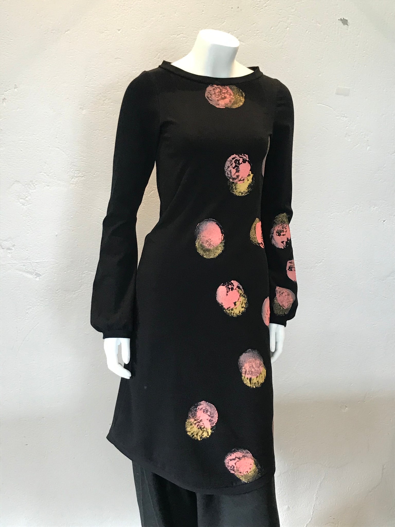 Cotton pink dot dress – kurlproject Iceland